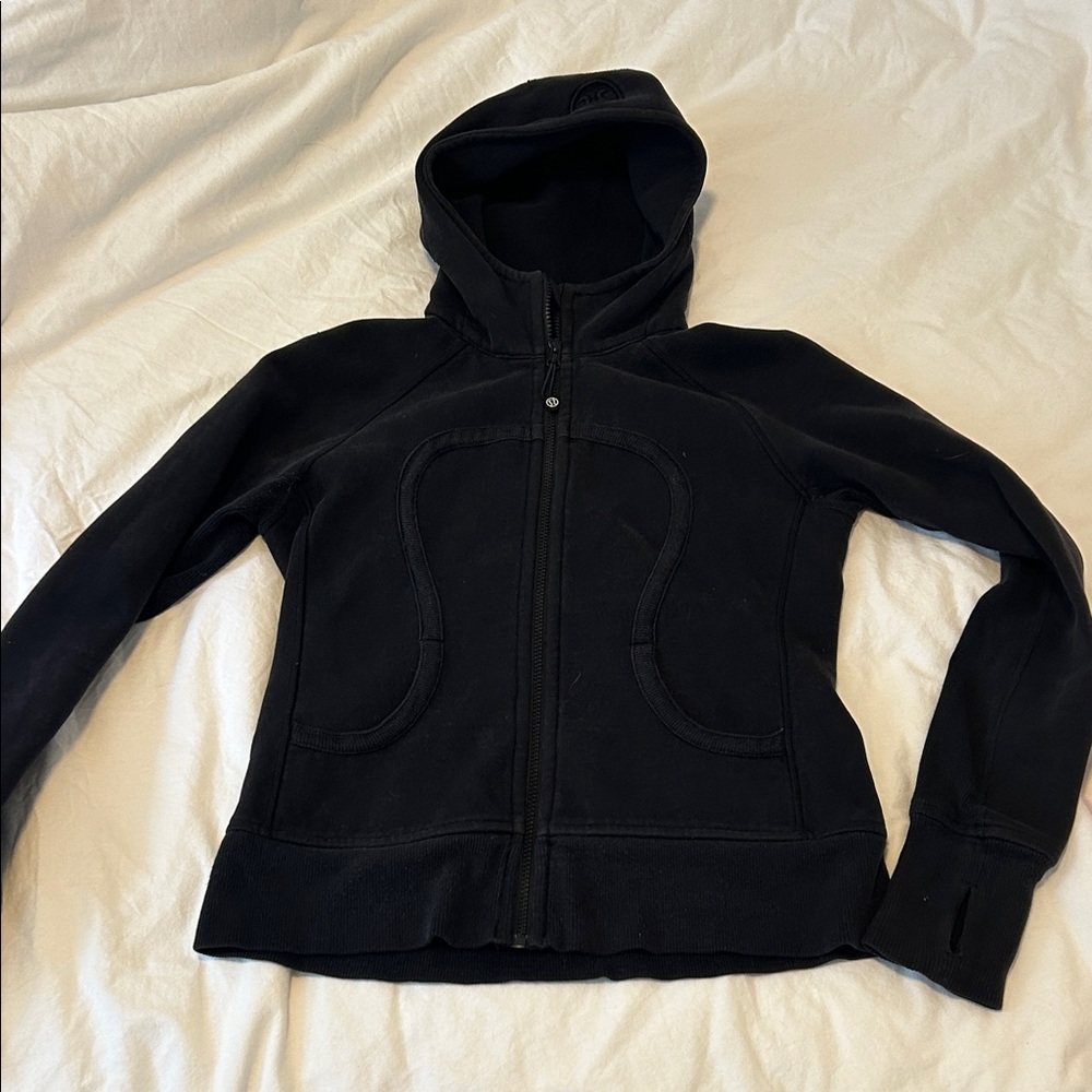 Black Scuba hoodie